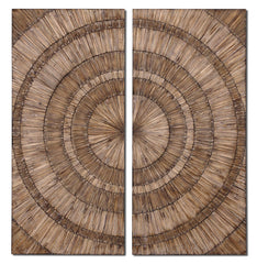 Lanciano Wood Wall Panel- Set of 2