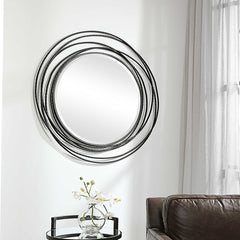 Whirlwind Round Wall Mirror