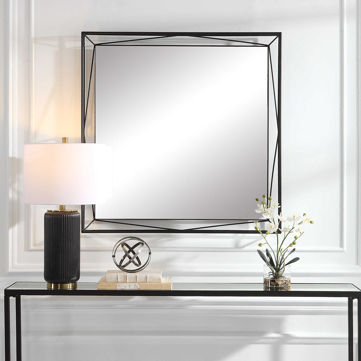 Entangled Square Wall Mirror
