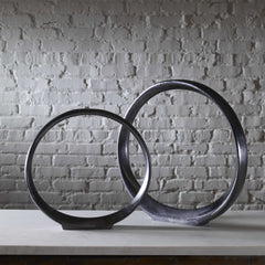 Orbital Ring Sculpture Set of 2