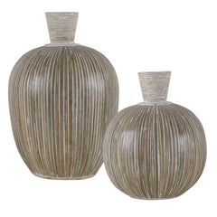 Islander Terracotta Vase- Set of 2