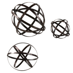 Stetson Bronze Sphere- Set of 3