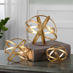 Stetson Gold Spheres- Set of 3