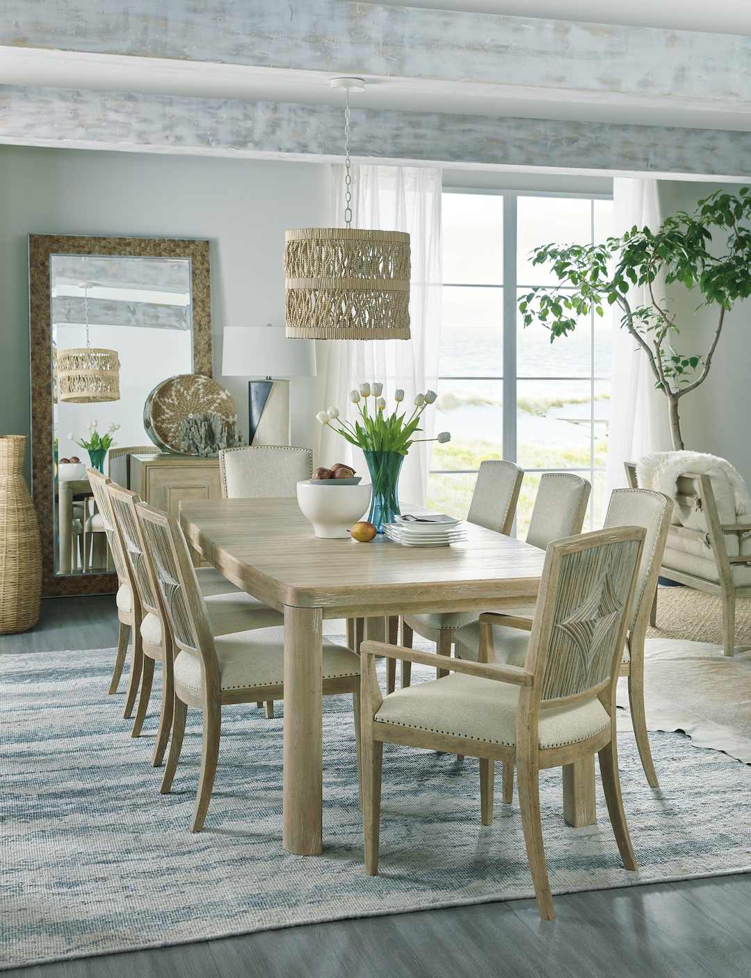 Surfrider Rectangle Dining Table w/1-18in leaf