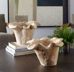 Teak Flow Outdoor Bowls