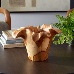 Teak Flow Outdoor Bowls