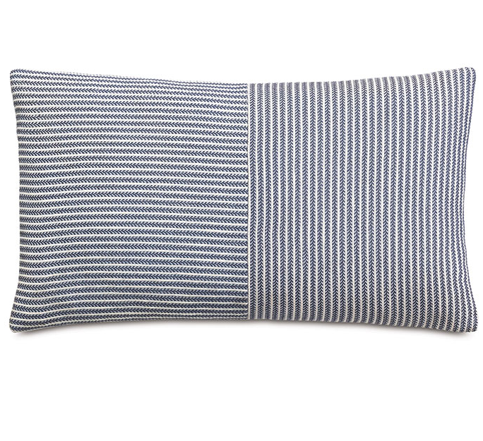 Beau Striped Boudoir Pillow