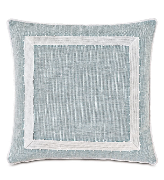 Amberlynn Picot Trim Pillow