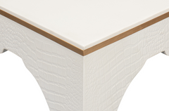 Croco Leather Stool