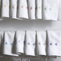 Mel Embroidered Honeybee Towel Collection