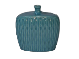 Imax Herrera Vase Blue