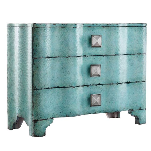 Turquoise Crackle Chest