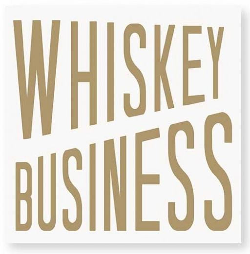 Paper Cocktail Napkins "Whiskey Business"