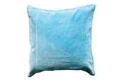 Cotton Velvet Square Pillow