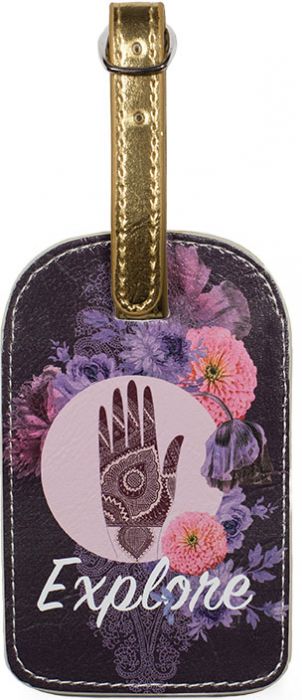 Luggage Tag 'Floral Explore'