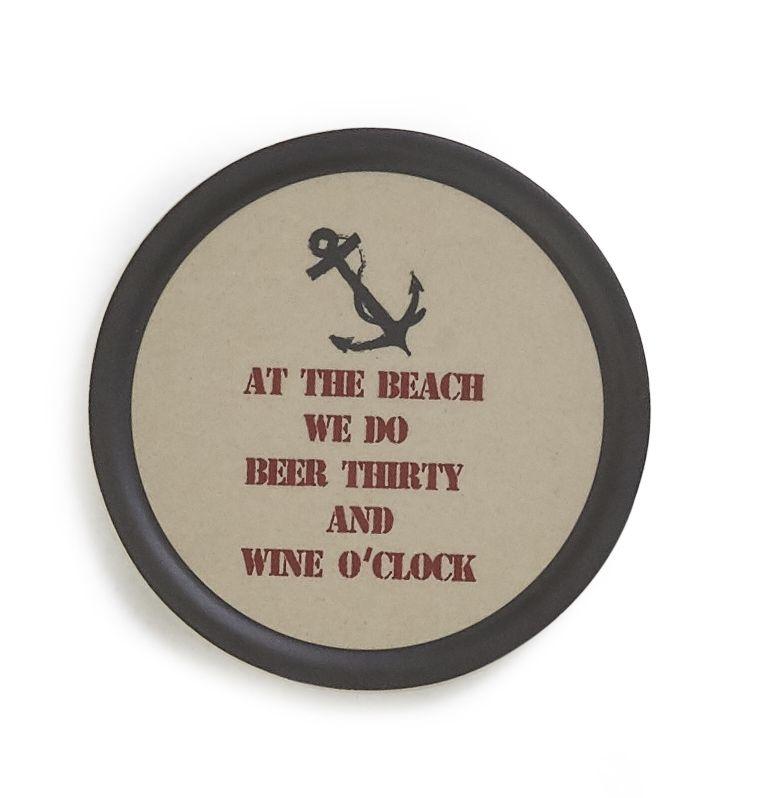 Coaster Set, Beer & Wine O'Clock