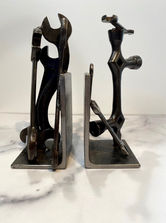 Industrial Wrench Bookends