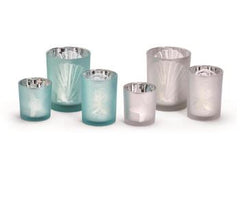Set of 3 Shell Watercolors Candle Holder