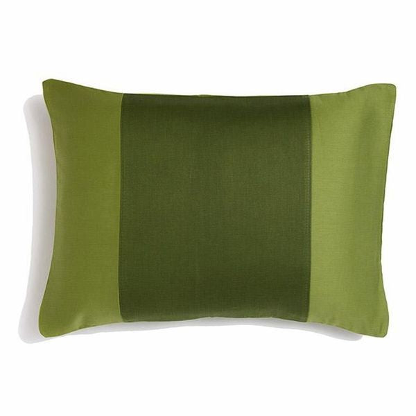 Boudoir pillow in 2 toned green